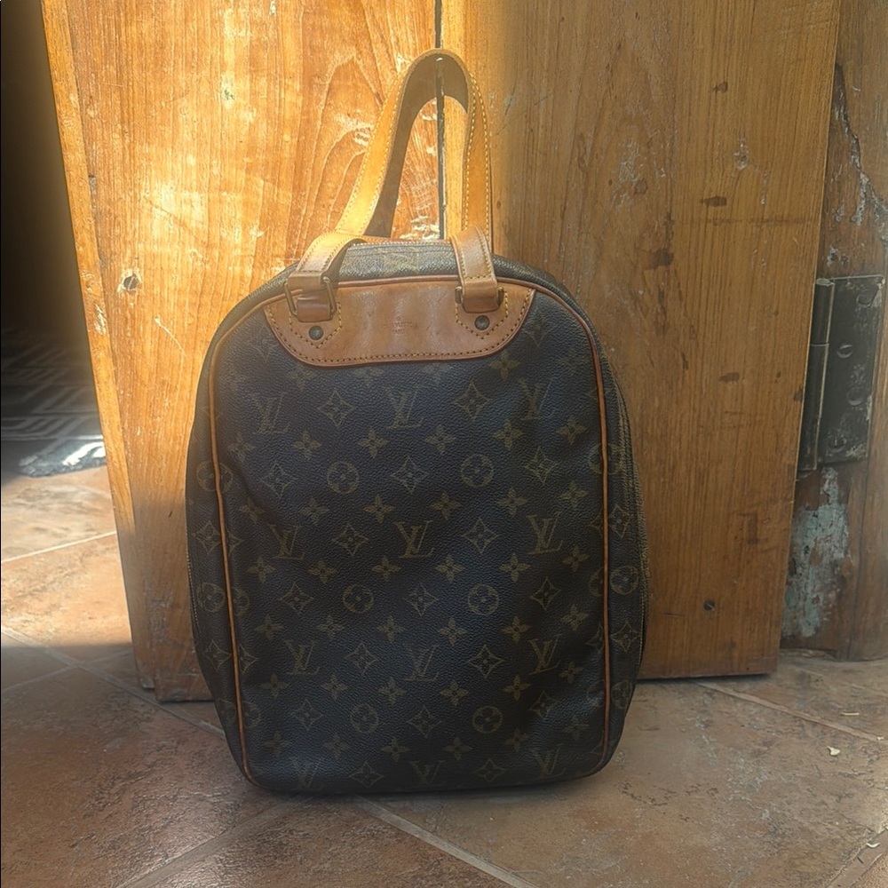 Vintage Louis Vuitton Excursion leather monogram Tote